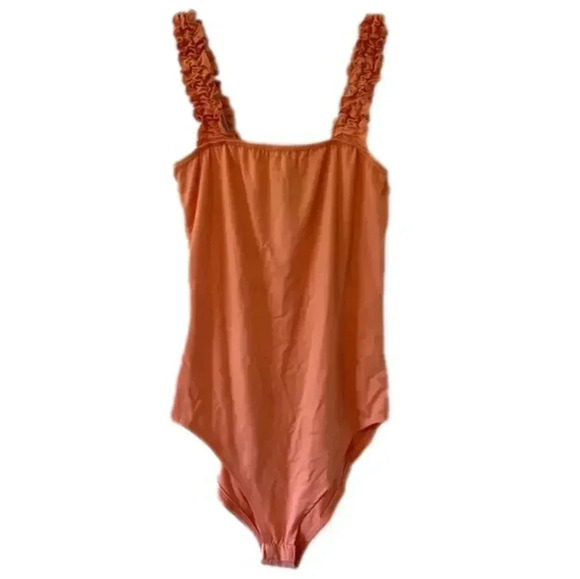 gaze Tops - Gaze Orange Bodysuit